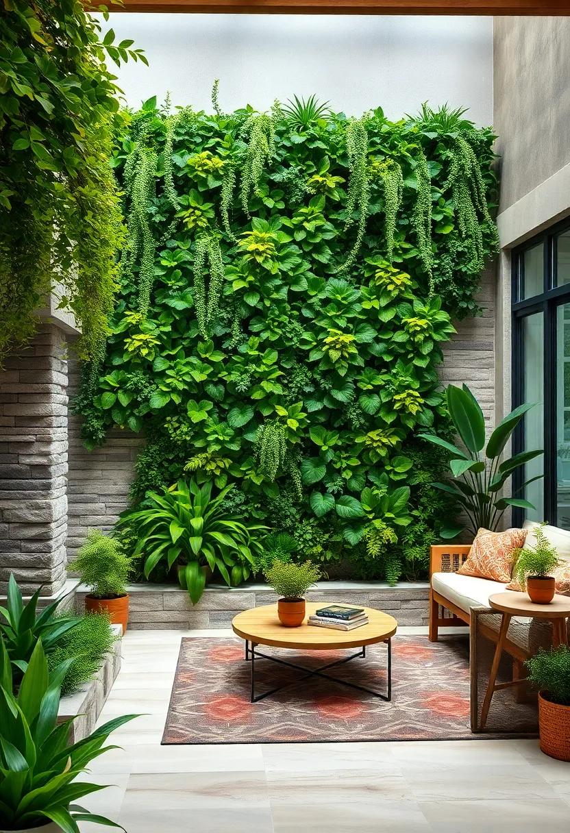 Creating a Lush Vertical Garden Wall That Brings Vibrant Greens to Your Front Yard