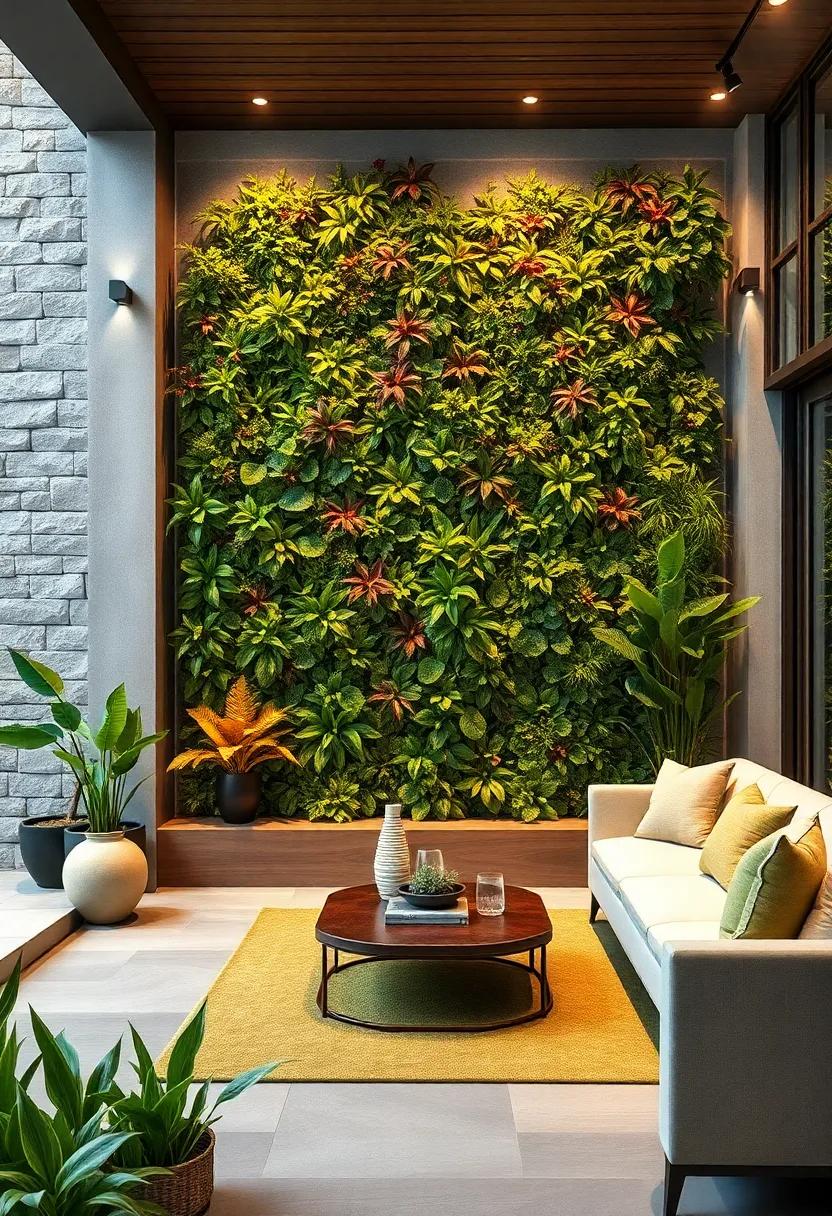 Contrasting Leaf Colors and Patterns to Make Your Vertical Garden Stand Out in Every Season