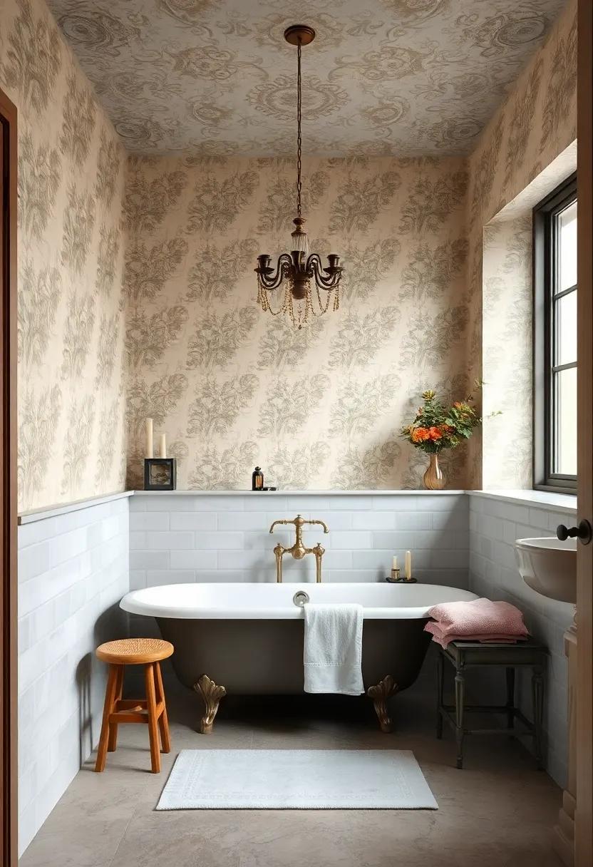 Victorian Era Inspirations Capturing the Essence of Antique Bathroom Wallpaper