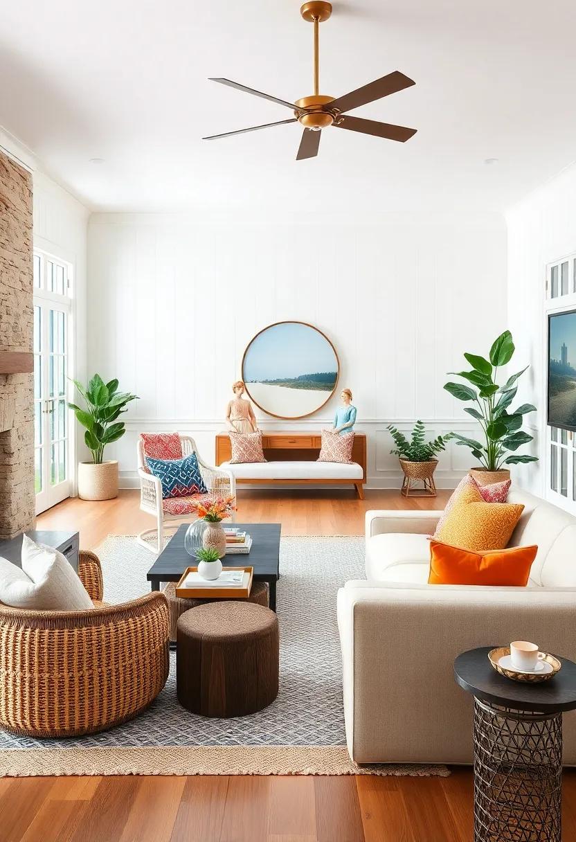 Shiplap Panels Influencing a Coastal Beach House with Relaxed Nautical Vibes