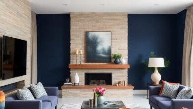 Timeless Navy Blue Living Room Walls: Inspiring Color Ideas for Every Style