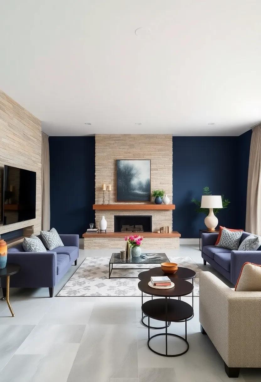 Timeless Navy Blue Living Room Walls: Inspiring Color Ideas for Every Style