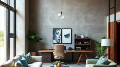 Elevate Your Workspace: Stunning Luxury Industrial Home Office Designs