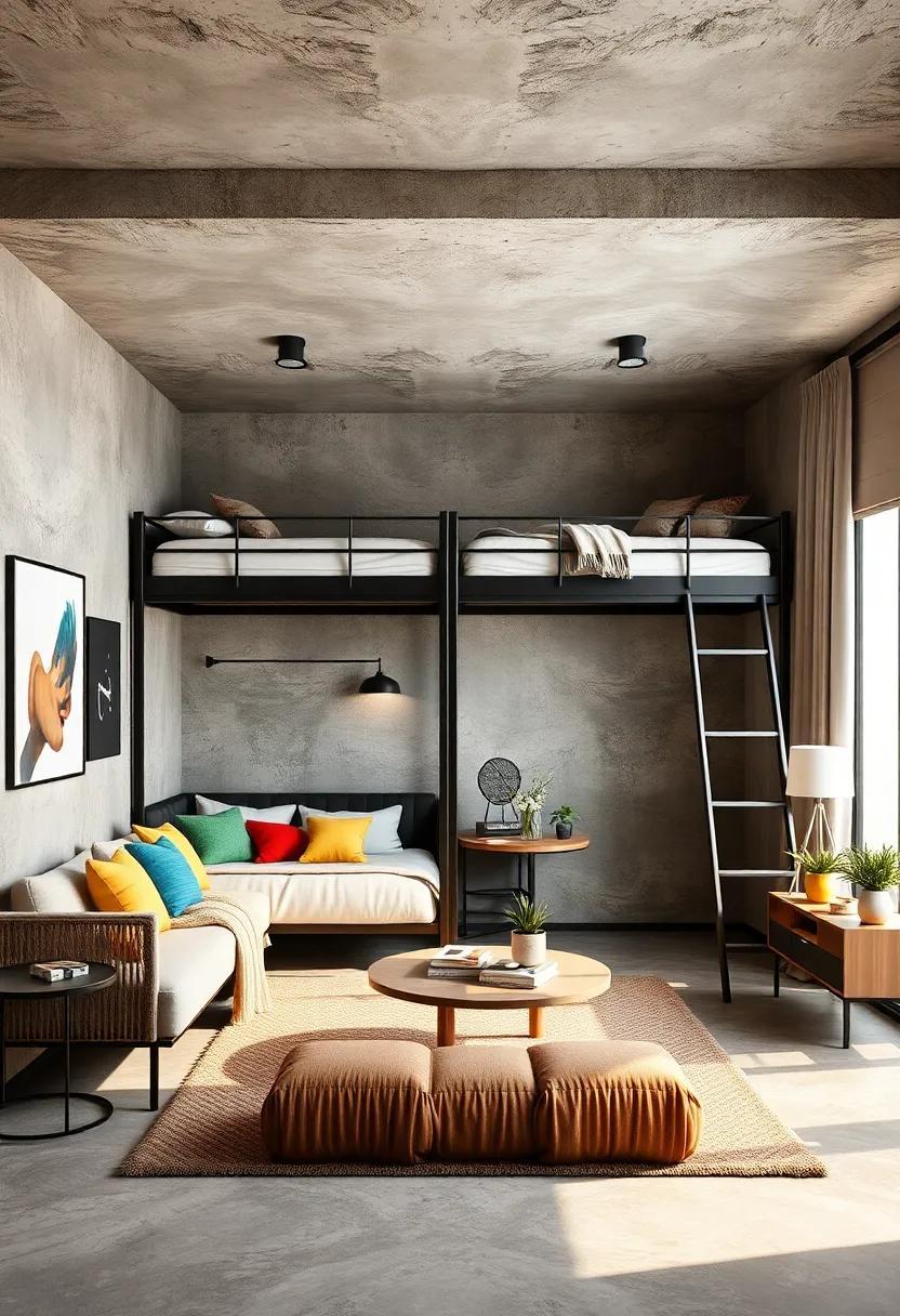 Maximizing Space and Style: Innovative Shared Bunk Bed Room Layouts