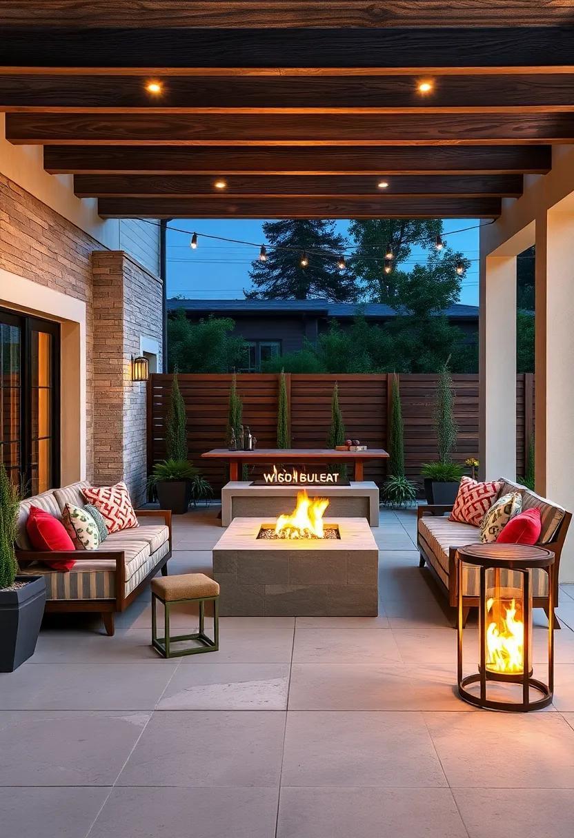 Gather Around the Glow: Elevate Outdoor Dining with Stylish Fire Pits