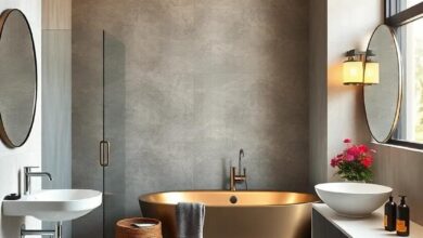 Sleek and Modern: Designing Industrial Bathrooms with Metallic Finishes