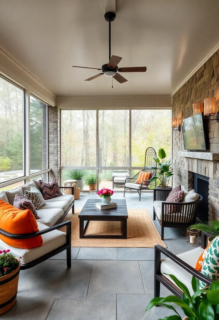 Enjoy the Outdoors: Stylish and Functional Screened Back Porch Designs
