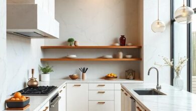 Elegant Ivory and Pearl: Designing a Timeless High-End Kitchen Retreat