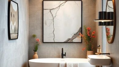 Transform Your Bathroom Walls with Unique Custom Art Designs
