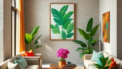 Lush Living: Inspiring Tropical Wall Art and Decor Ideas for Every Space