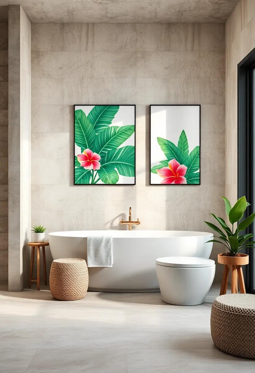 Celebrate Summertime Bliss with Tropical Prints Showing Palm Leaves, Exotic Flowers, and Bright Color Palettes