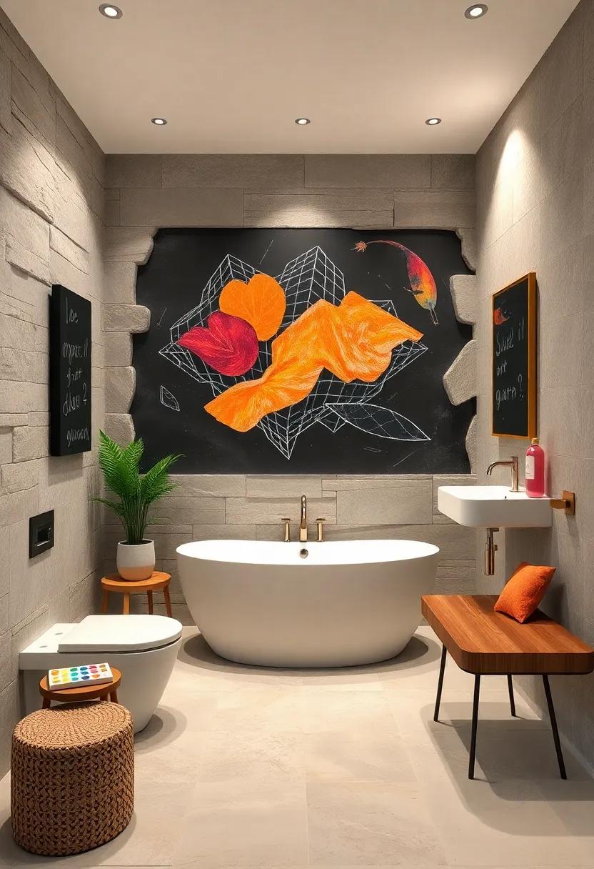 Fuse Art and Functionality by Designing Interactive Wall Art Featuring Chalkboard and Writable Surfaces