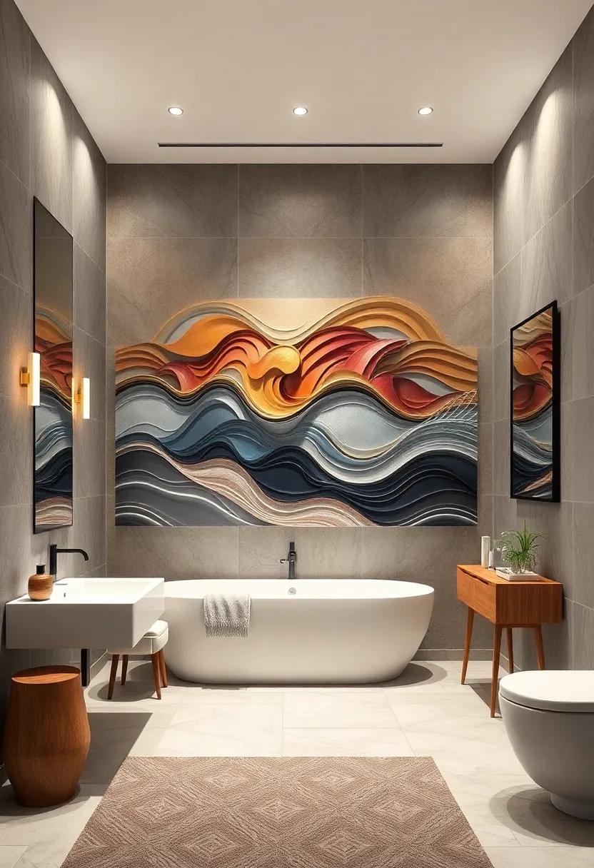 Add Depth and Texture with 3D Wall Panels Showcasing Sculpted Waves, Ripples, or Abstract Organic Forms