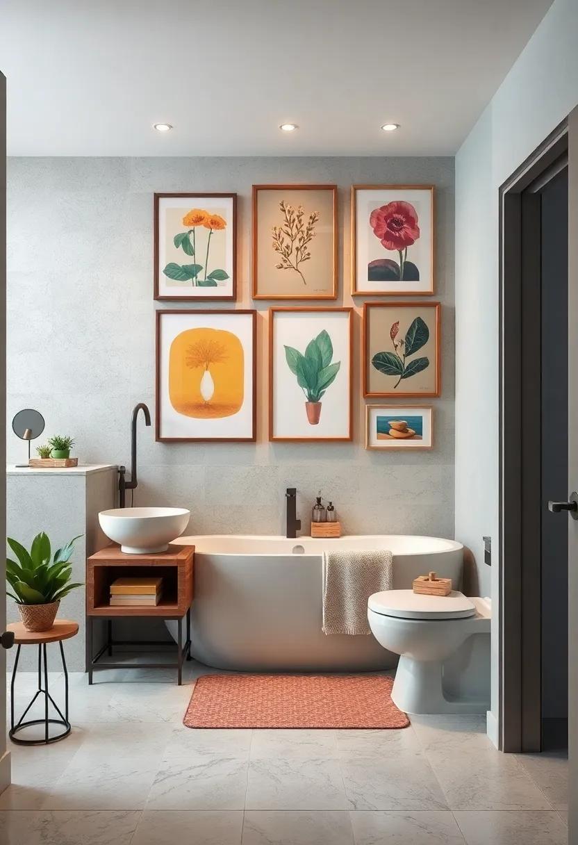 Adopt an Eclectic Vibe Mixing Vintage Prints and Contemporary Art Styles for a Unique and Personalized Wall Gallery