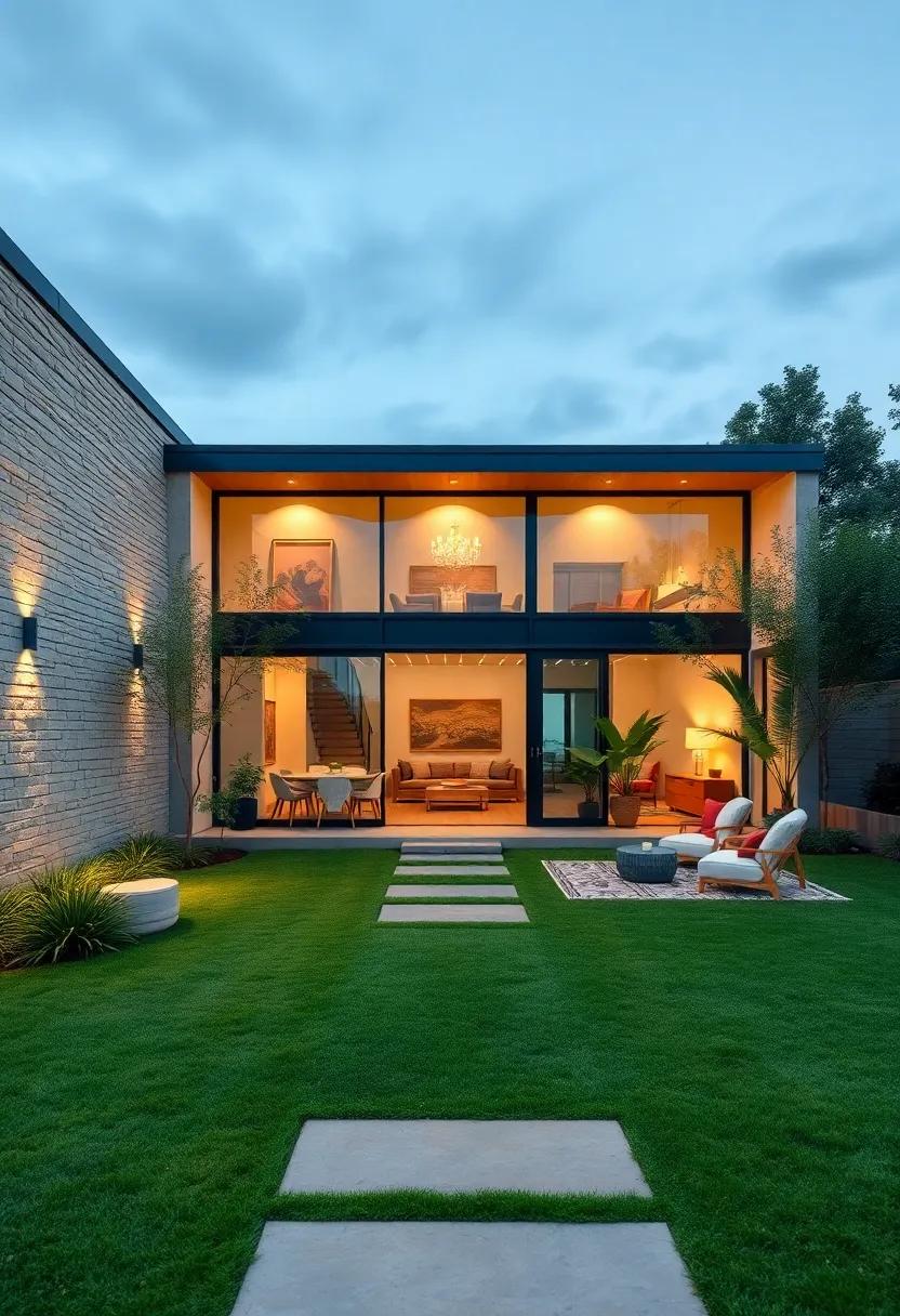 Open Lawn Spaces Perfect for Outdoor Gathering Areas Within A Sleek Modern Design
