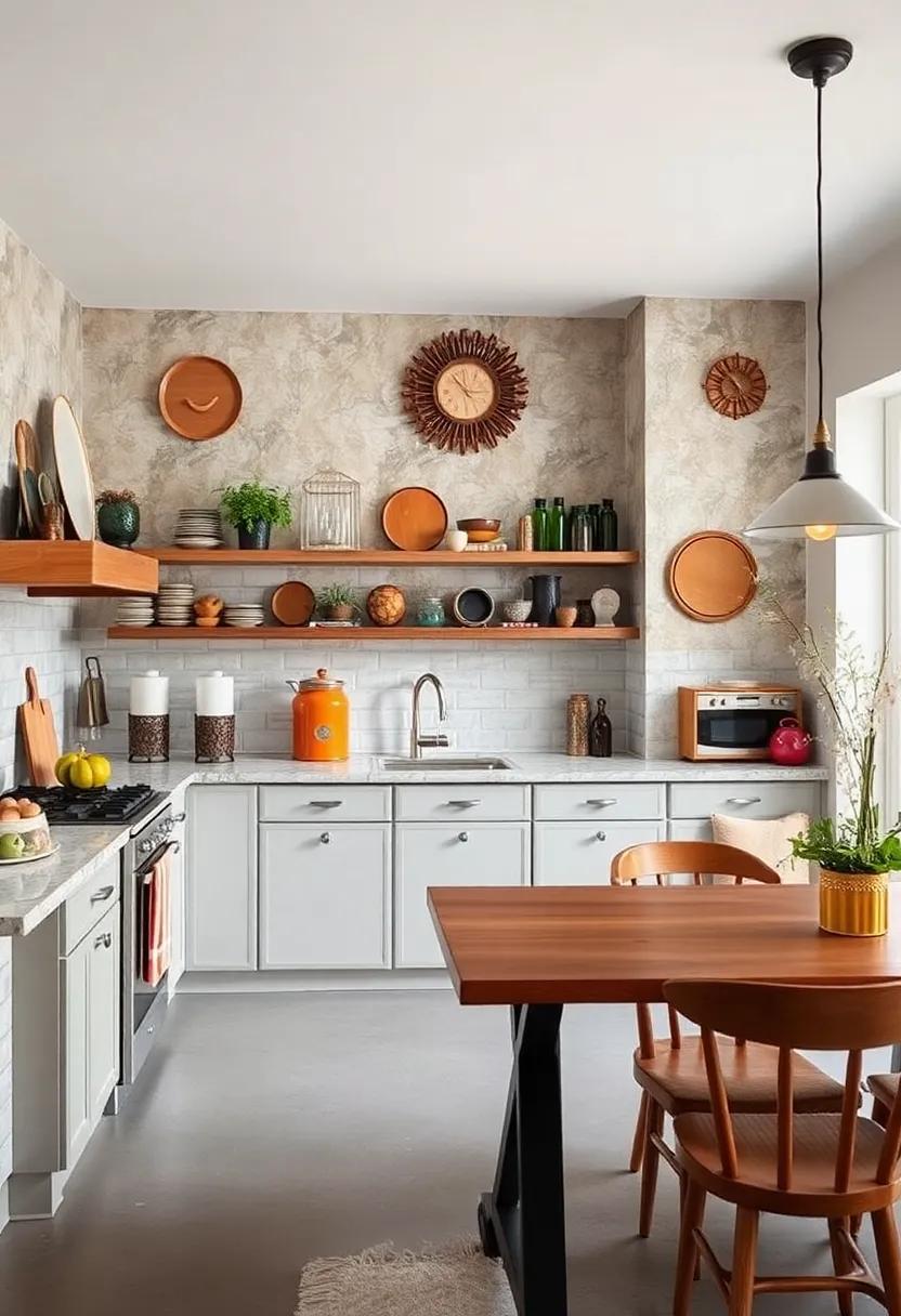 Curated Collections of Vintage Finds Displayed as Playful Kitchen Conversation Starters