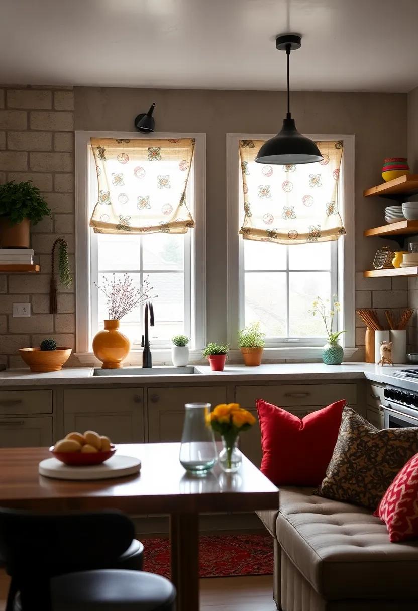 Whimsical Window Treatments That Add Softness and Quirk to Your Kitchen Views
