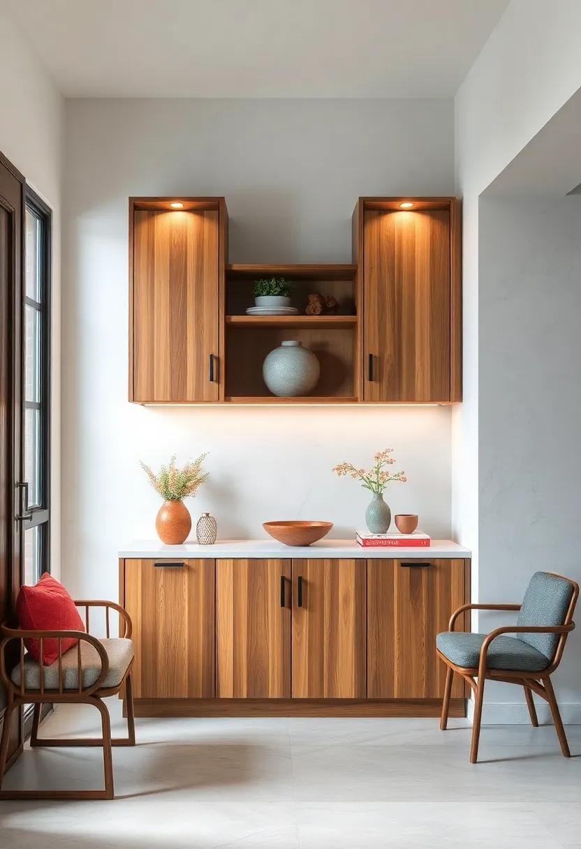 Eco-Friendly Entryway Cabinets Made from Reclaimed Wood and Sustainable Materials