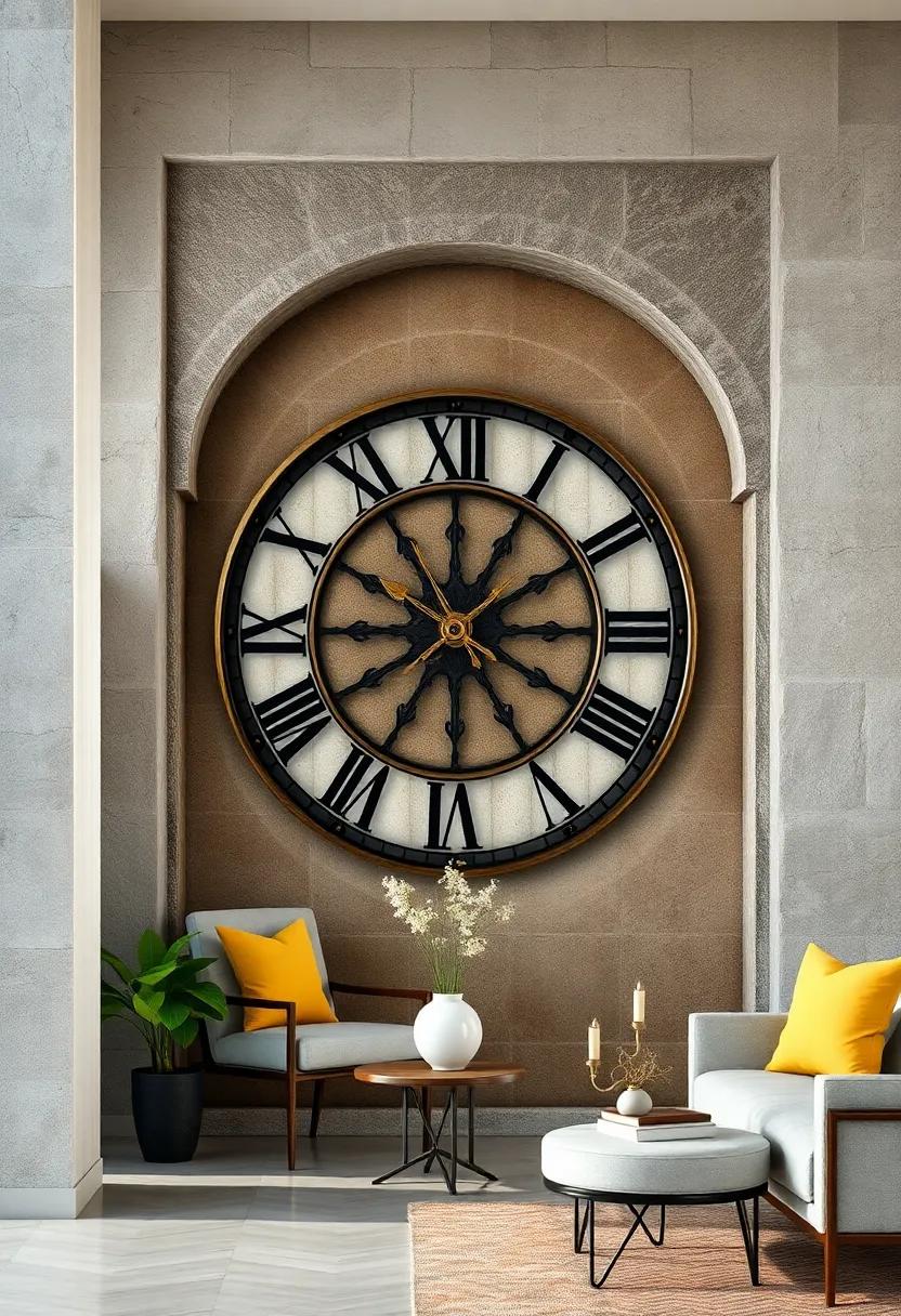 A Close-Up of Intricate Antique Clock Face with Weathered Roman Numerals and Delicate Hands