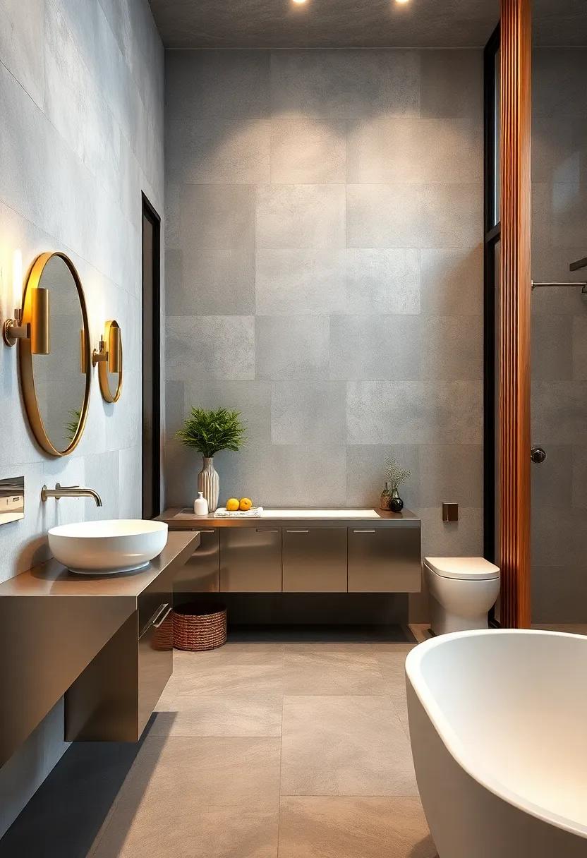 Designing with Reflective Stainless Steel Vanities for a Sophisticated Industrial Vibe