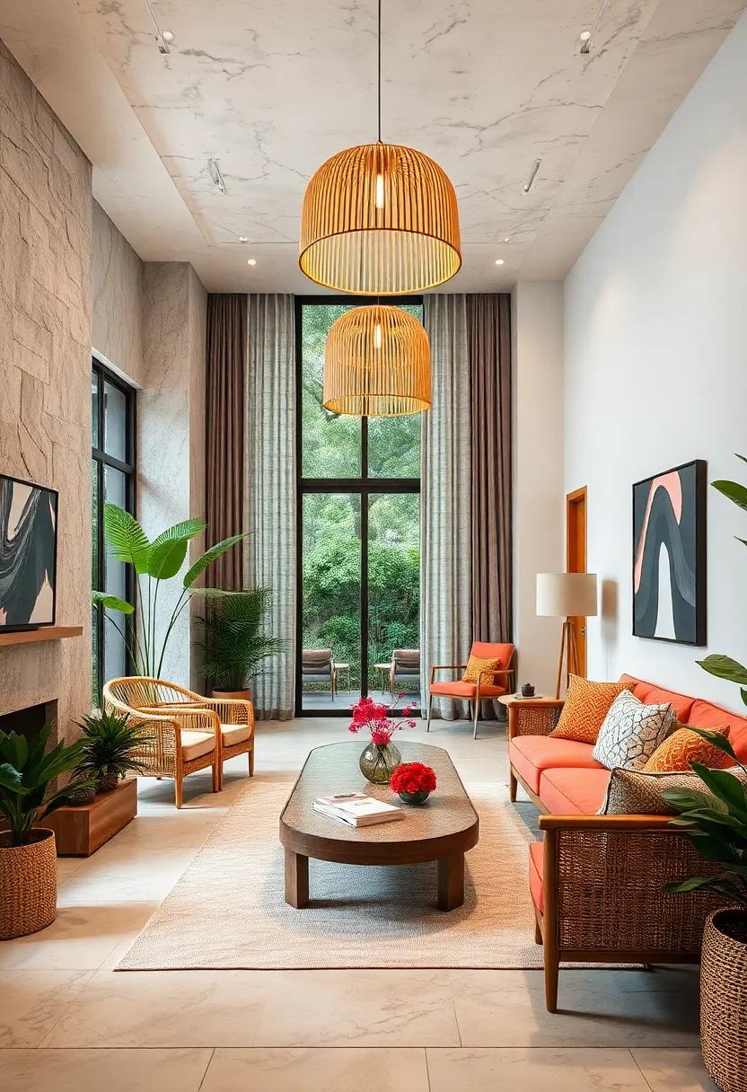 Natural Bamboo Lighting Fixtures Bringing Eco-Friendly Warmth to Tropical Décor Themes