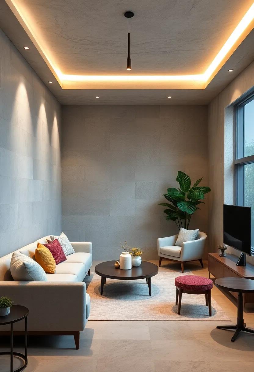 Textured Frosted Glass Light Covers Diffusing Gentle Radiance Over Intimate Corners