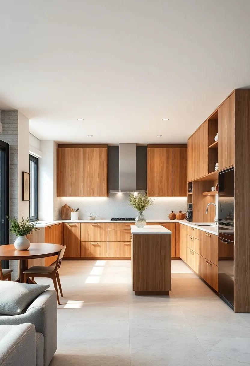 The Subtle Texture of Oak Wood Cabinets Bringing Depth and Character to Modern Kitchens