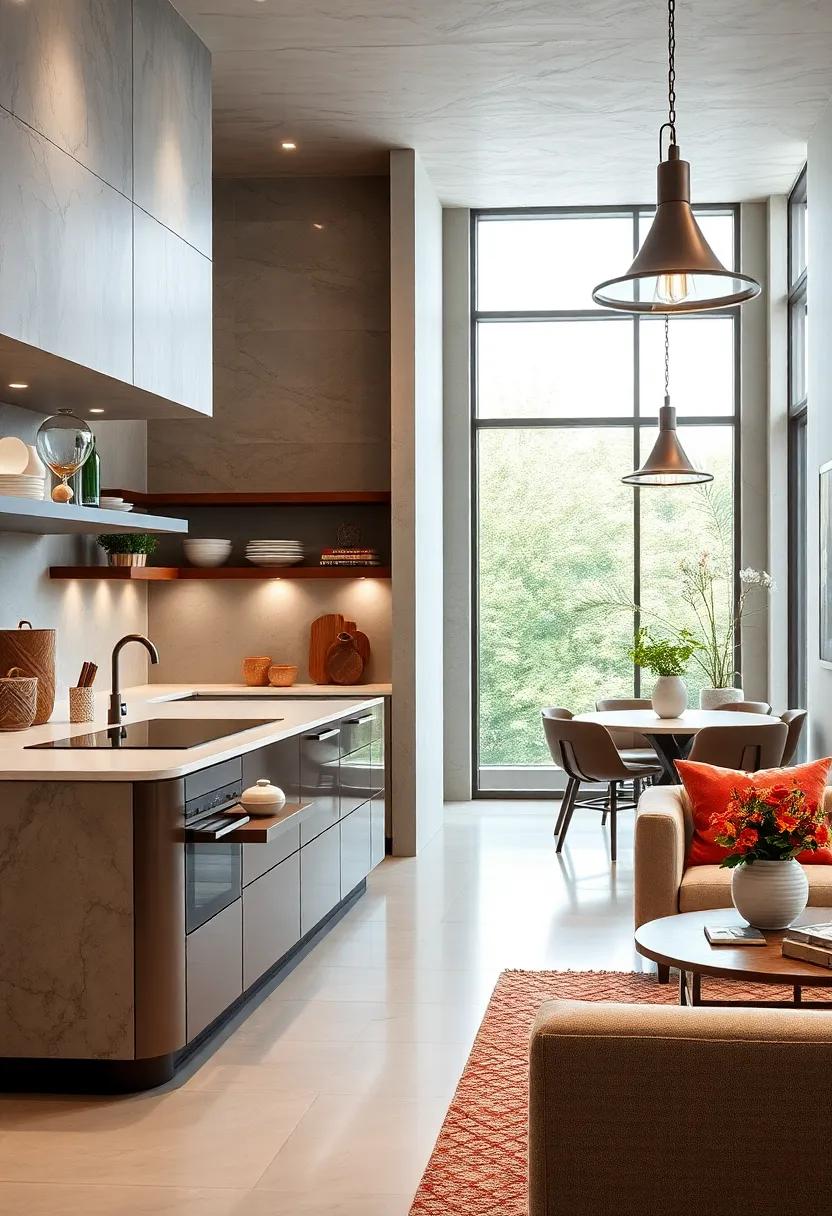 High-Gloss Finishes and Reflective Surfaces Amplifying Light and Space in Smaller Kitchen Areas