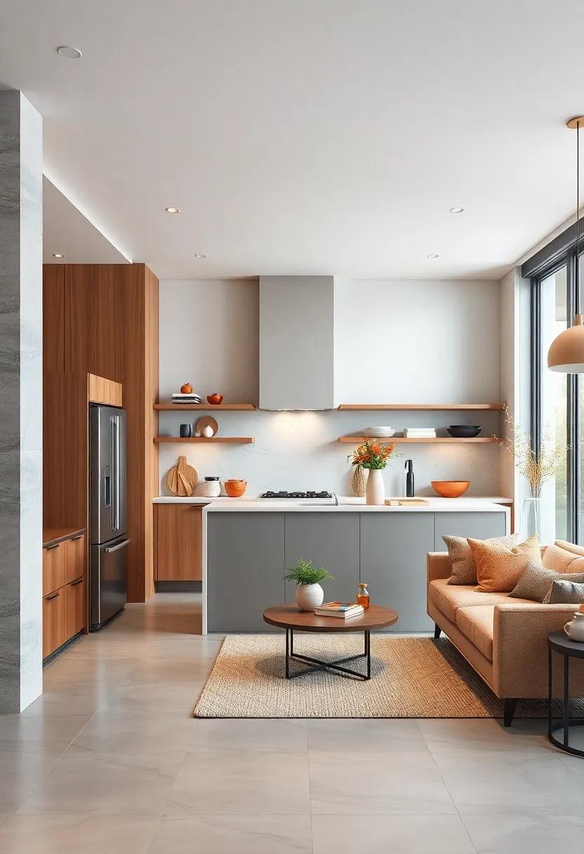 Sleek Minimalist Kitchen Designs Featuring Clean Lines and Open Spaces for a Contemporary Look
