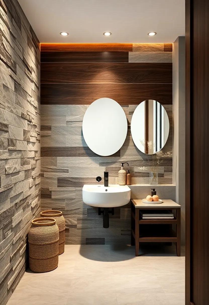 Ambient Lighting Casts Dramatic Shadows on Dark Wood Surfaces Highlighting Natural Grain and Depth