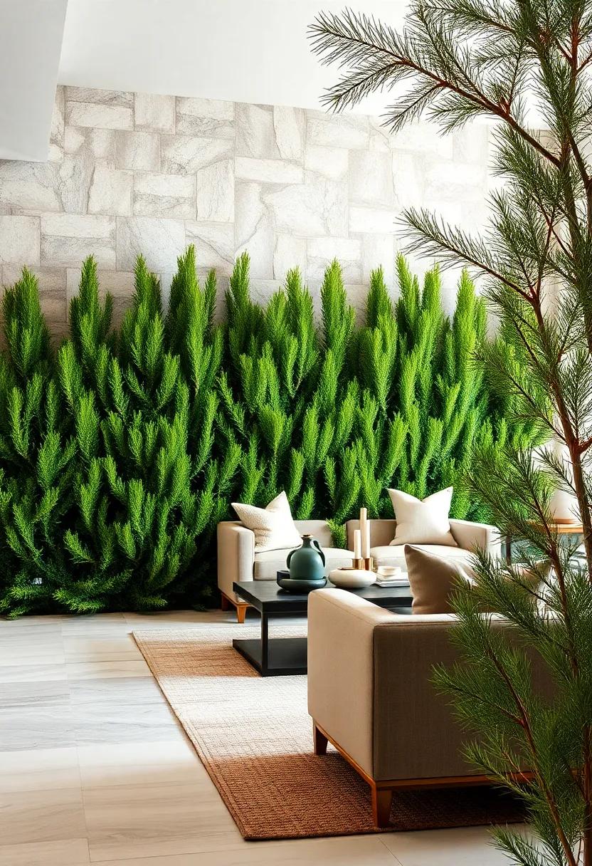 The Intricate Texture and Needle Patterns of Arborvitae Leaves Up Close Revealing Nature's Artistry