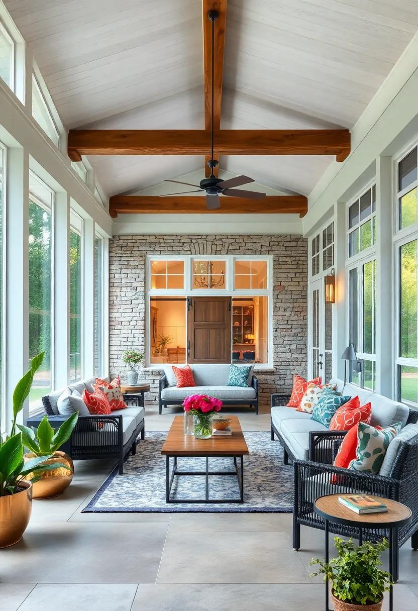 The Blend of Classic Craftsmanship and Modern Comforts Embodied in a Screened Porch Design