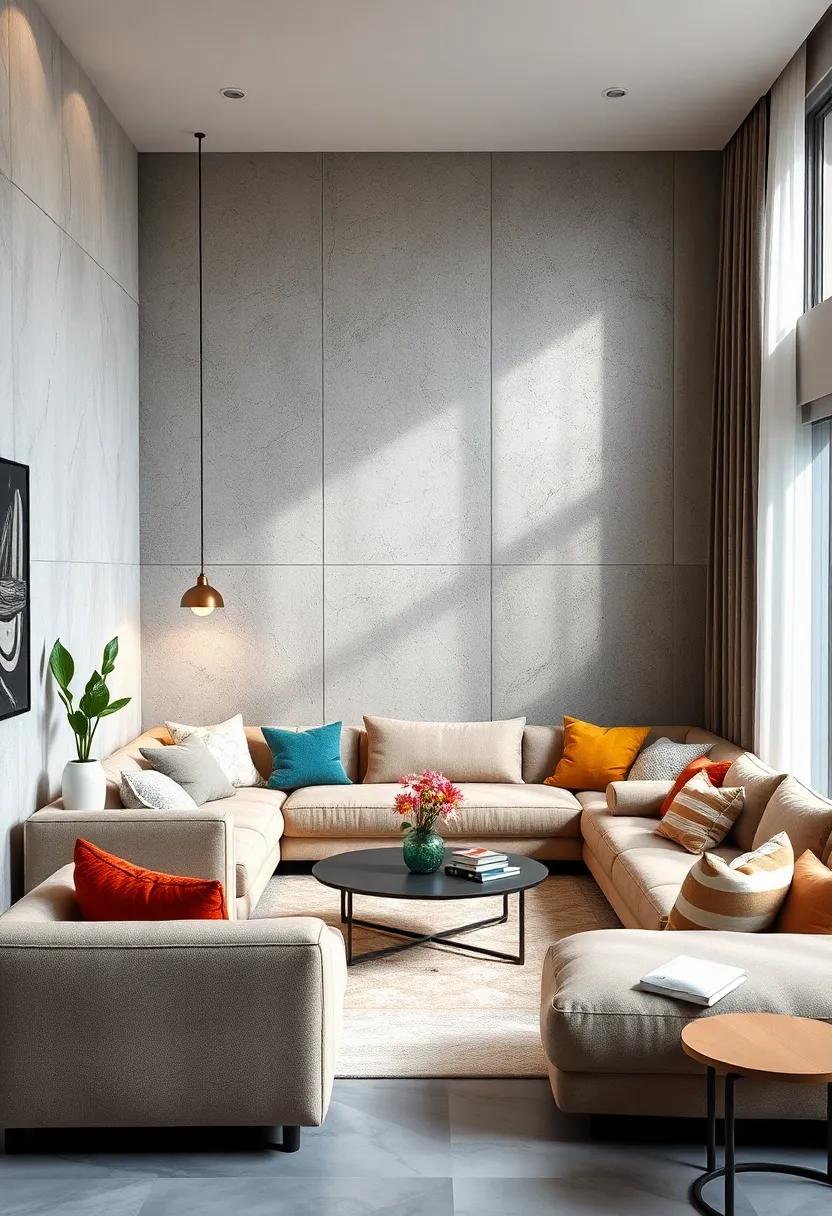 Compact Coffee Tables with Rounded Edges in Soft Pastel Hues for Inviting Small Areas