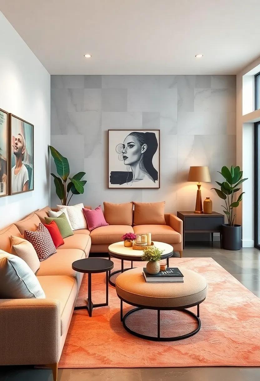 Nesting Tables and Ottomans as Versatile Accents for Comfort and Functionality