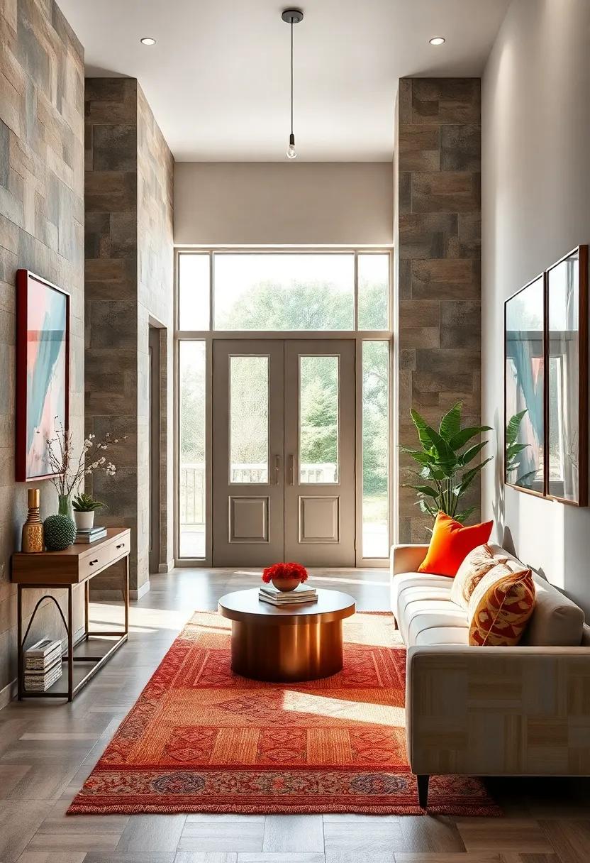 Combining Art Displays and Storage Solutions to Personalize and Optimize Small Entrances