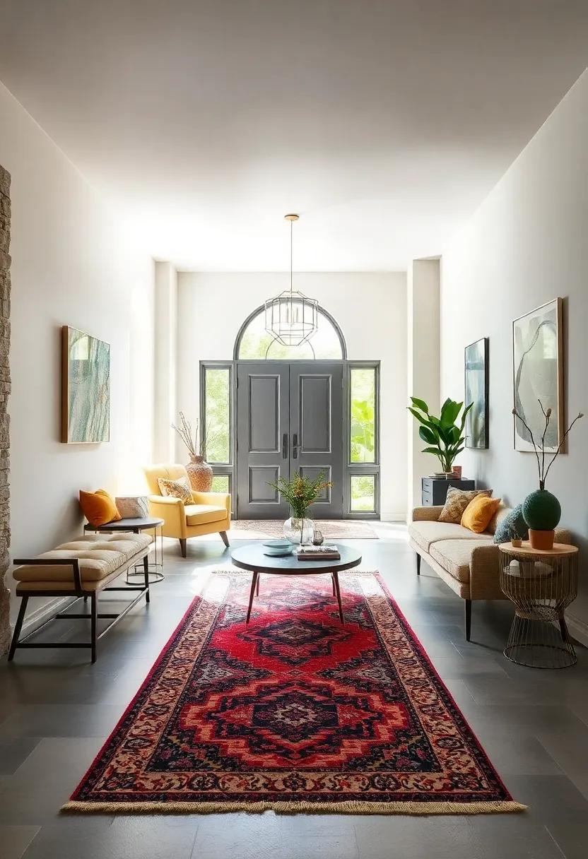 Distinctive Rug Choices That Define Zones Without Overloading Small Entry Areas