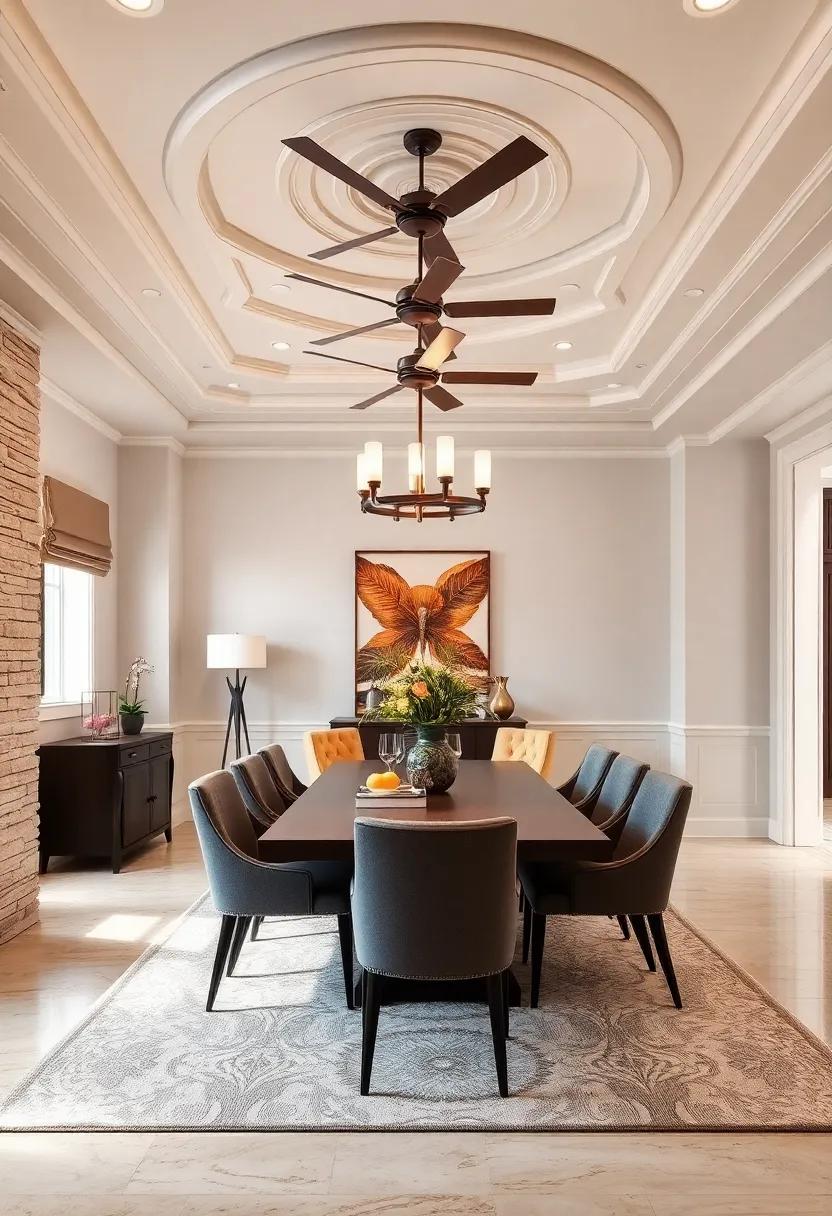Exploring The Seamless Integration Of Traditional Ceiling Medallions With Contemporary Ceiling Fans Or Lights