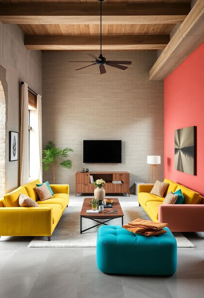 Electric Lime as a Bold, Youthful Choice to Energize Creative Family Lounges