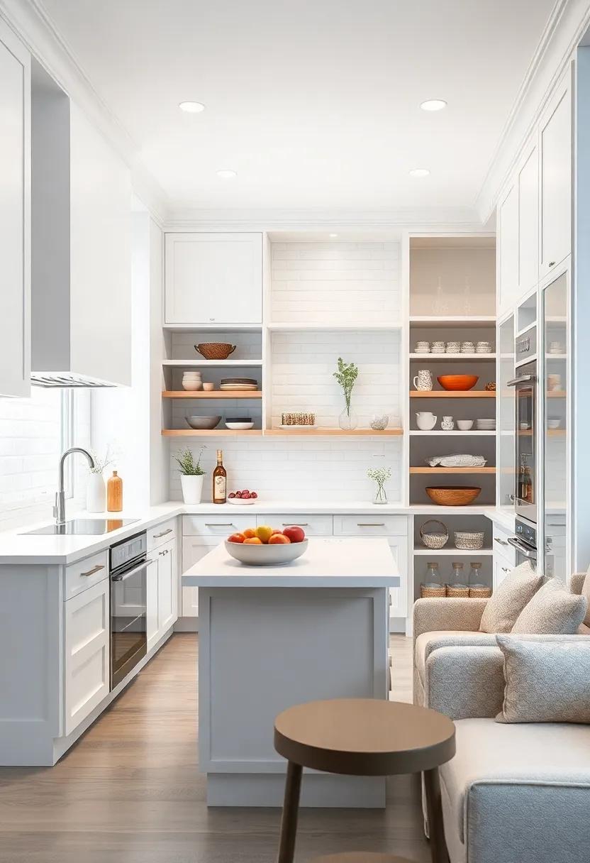 Custom White Pantry Designs Featuring Built-In Organizers That Emphasize Function and Style