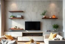 Elevate Your Space: Minimalist Floating Shelves for Chic Living Room Decor