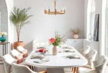 Timeless Elegance: Crafting a Serene White Dining Table Aesthetic