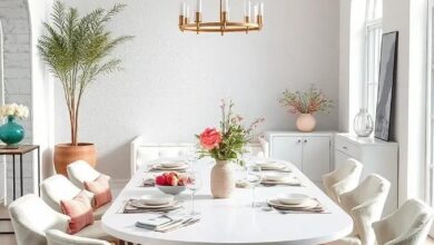 Timeless Elegance: Crafting a Serene White Dining Table Aesthetic