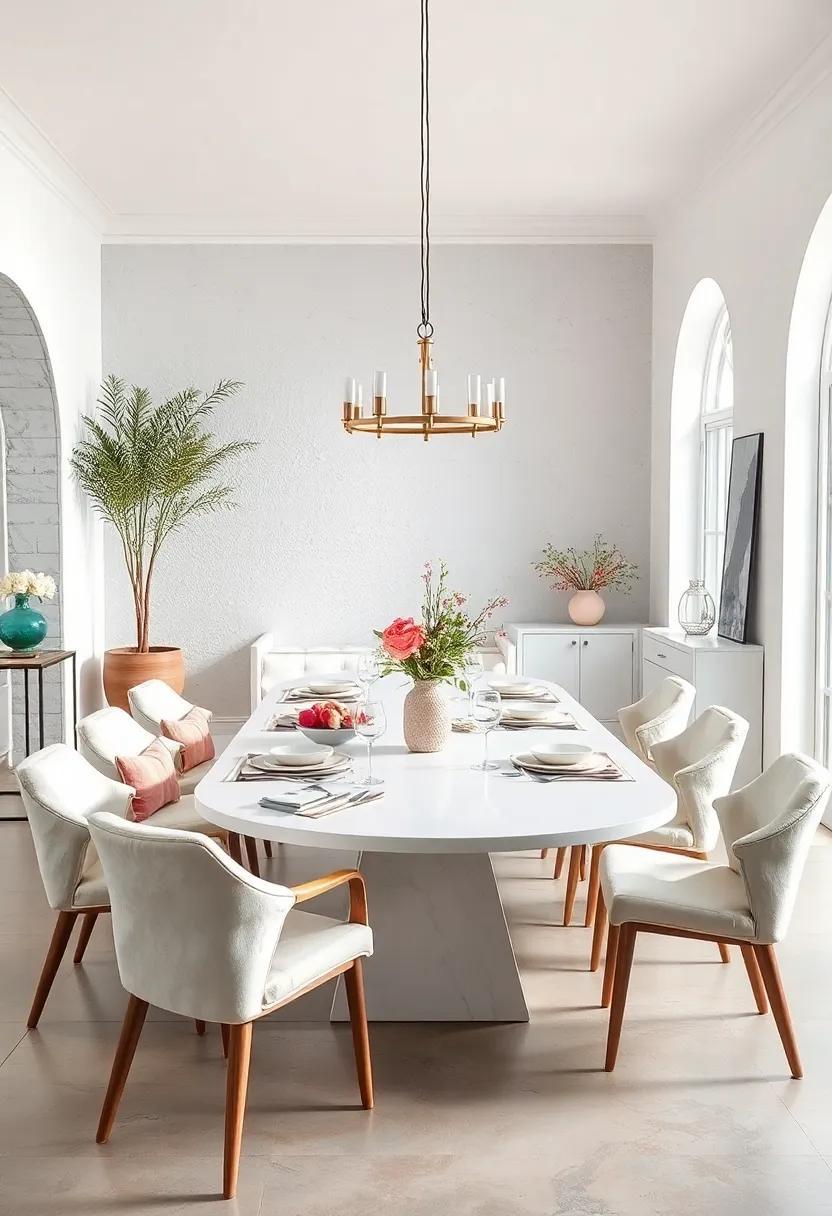 Timeless Elegance: Crafting a Serene White Dining Table Aesthetic