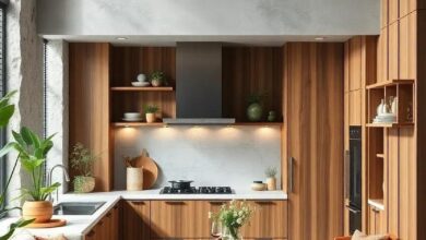 Nature Meets Nurture: Crafting Biophilic Kitchens with Warm Wooden Accents