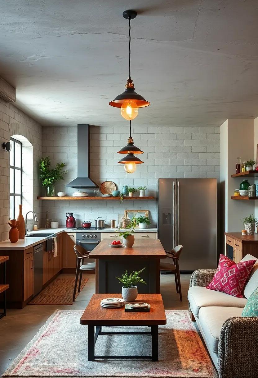 Eclectic Lighting Fixtures Combining Industrial Metal With Soft Pastel Glass For A Distinctive Ambiance