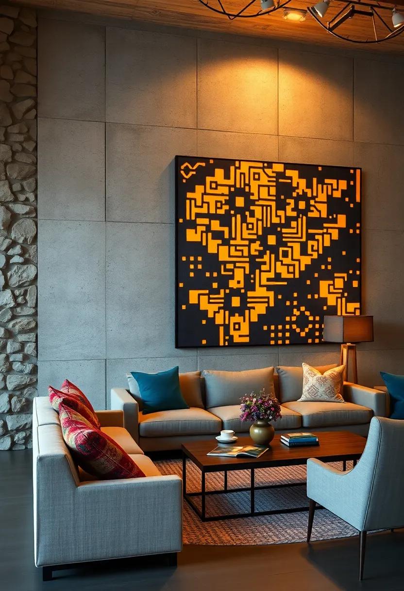 Accentuate Corners with Oversized Factory Clock Replicas and Worn Metal Wall Embellishments