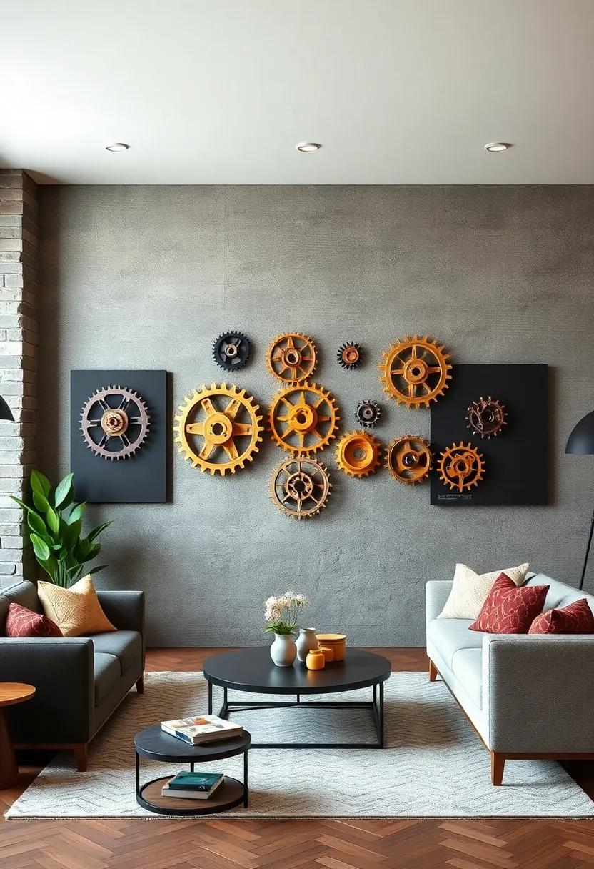 Bring Warmth with Reclaimed Wood and Industrial Pipe Shelving as Functional Wall Decor