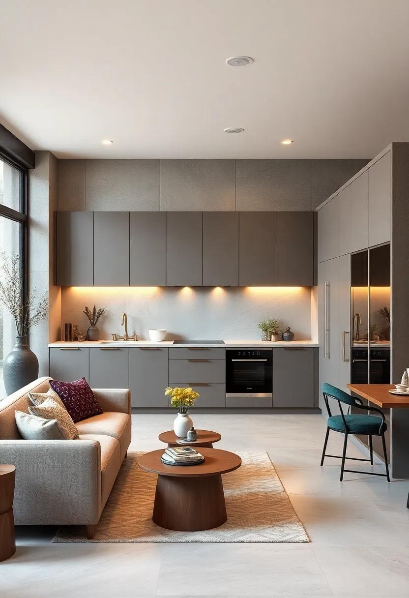 Luxe Minimalism with Handleless Cabinets and Integrated Appliances for a Seamlessly Modern Feel
