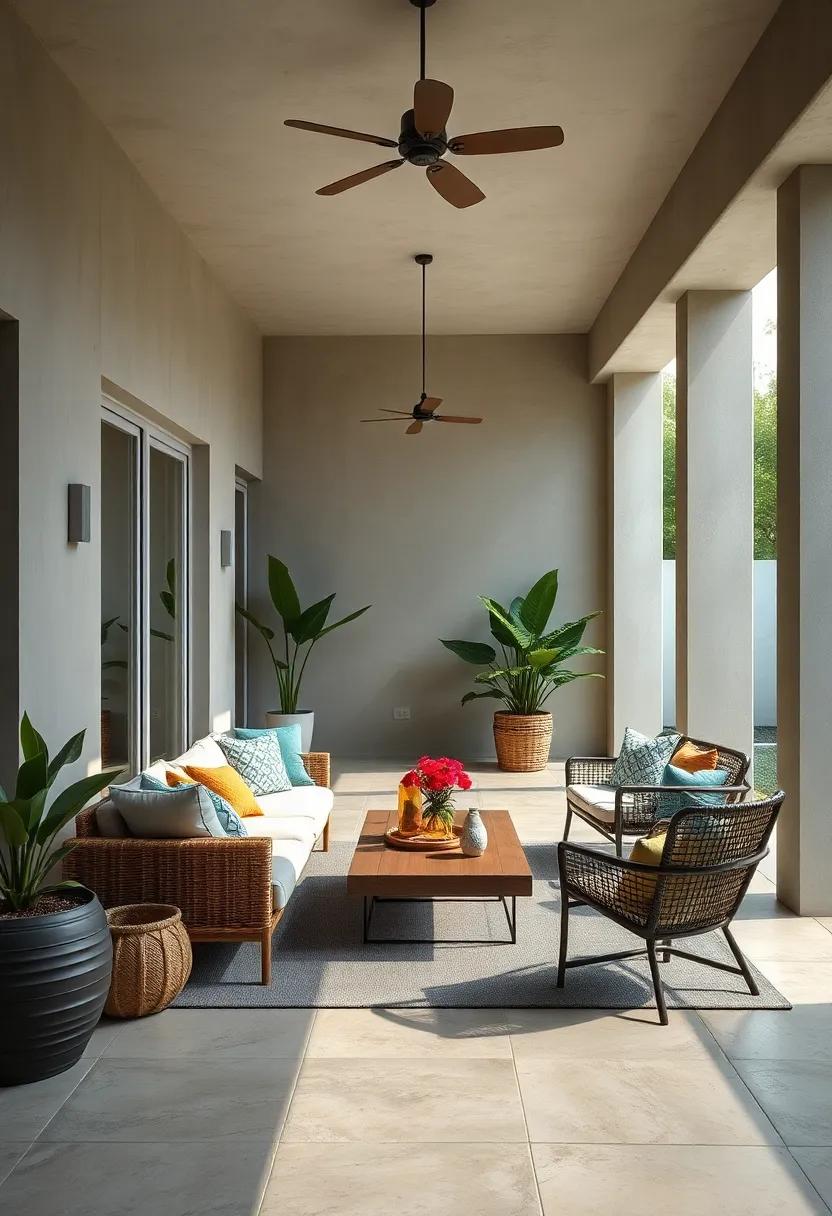 Allowing Ample Natural Light Through Minimal Window Treatments to Amplify Airiness and Tranquility