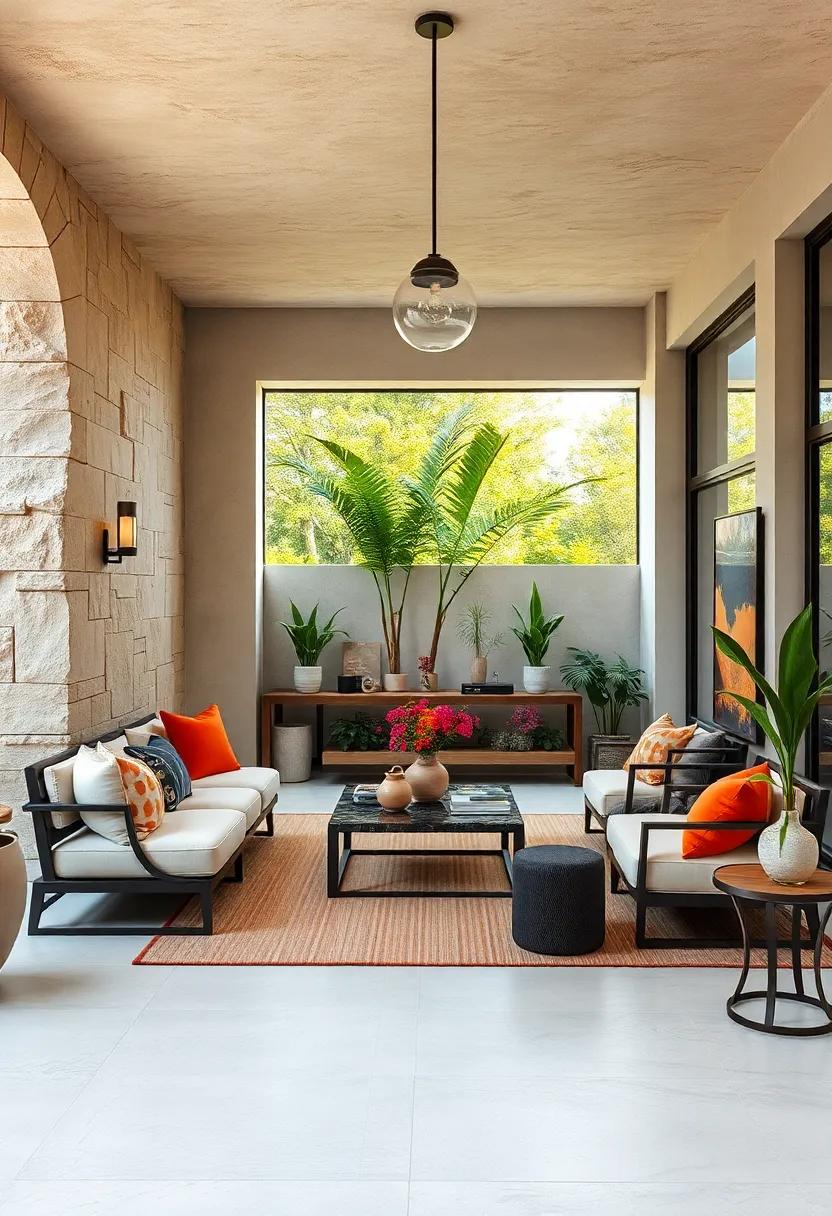 Maximizing View Corridors and Sight Lines to Ensure Spaciousness and Connection to Nature Within the Patio